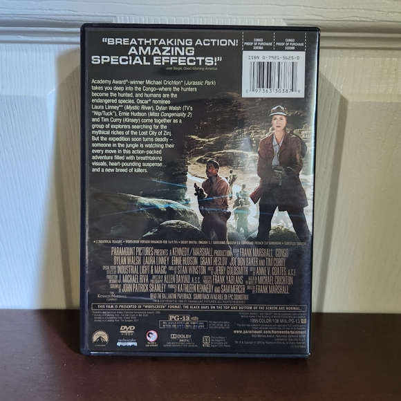 2/$10 Congo on DVD EUC 📀 - Picture 2 of 3